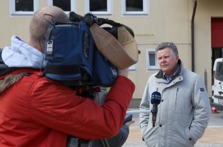 Množično testiranje za zaposlene v gospodarstvu GD Cerknica. Marko Rupar 08 FOTO LJUBO VUKELIČ